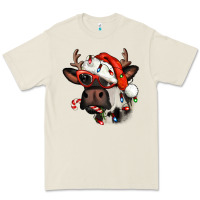 Bone Christmas cow with antlers Premium Tee - Jasminsmagicworld