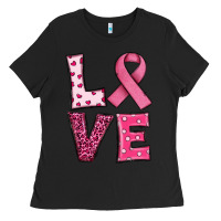 Western Breast Cancer Love Ladies Tee | Teevron