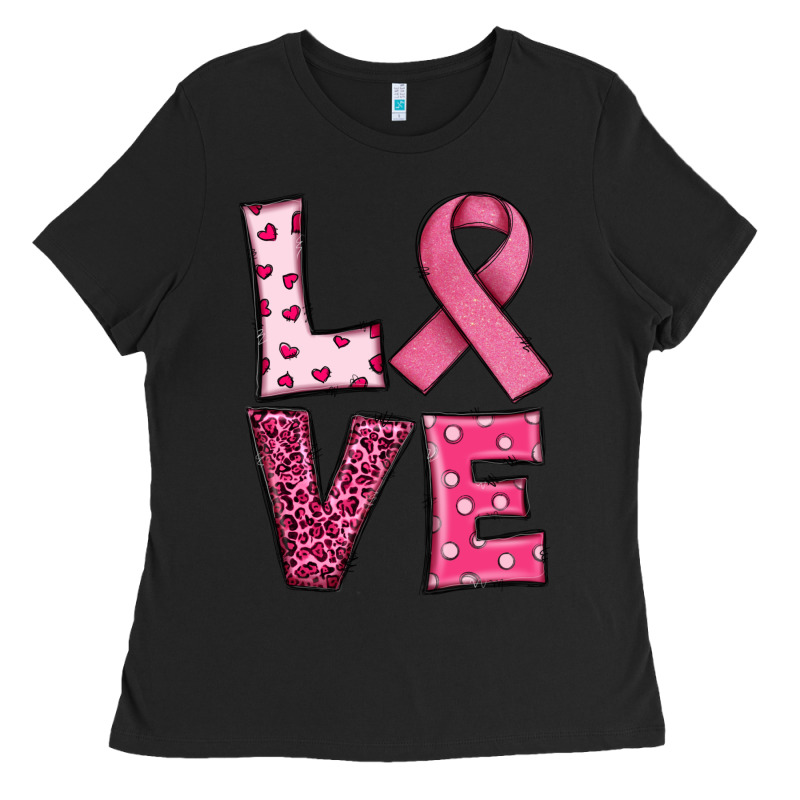 Western Breast Cancer Love Ladies Tee by RanaPortraitStore | Teevron