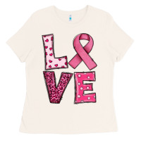 Bone Western Breast Cancer Love Ladies Tee - RanaPortraitStore