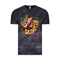 Cloud Black Boots scootin Vintage Tee - HowdyJamesFarm