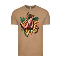 Vintage Coffee Boots scootin Vintage Tee - HowdyJamesFarm