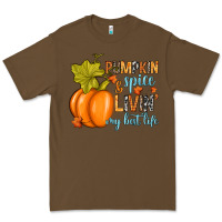 Cacao Pumpkin spice and livin' my best life Premium Tee - RanaPortraitStore