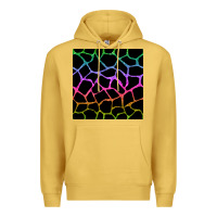 Antique Gold giraffe glitter seamless pattern Premium Hoodie - BundleAndBundleShop