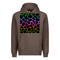 Coffee giraffe glitter seamless pattern Premium Hoodie - BundleAndBundleShop