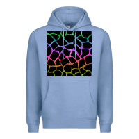 Colony Blue giraffe glitter seamless pattern Premium Hoodie - BundleAndBundleShop