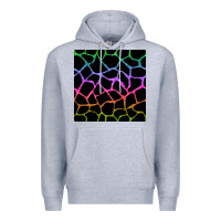 Heather Grey giraffe glitter seamless pattern Premium Hoodie - BundleAndBundleShop