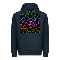 Navy giraffe glitter seamless pattern Premium Hoodie - BundleAndBundleShop