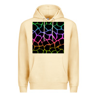 Pina Colada giraffe glitter seamless pattern Premium Hoodie - BundleAndBundleShop