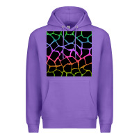 Purple giraffe glitter seamless pattern Premium Hoodie - BundleAndBundleShop