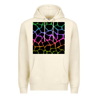 Sandshell giraffe glitter seamless pattern Premium Hoodie - BundleAndBundleShop