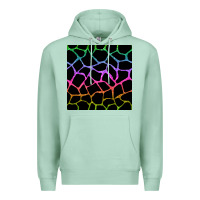Seafoam giraffe glitter seamless pattern Premium Hoodie - BundleAndBundleShop