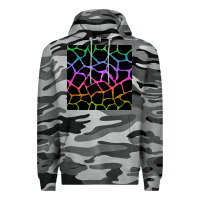 Slate Camo giraffe glitter seamless pattern Premium Hoodie - BundleAndBundleShop