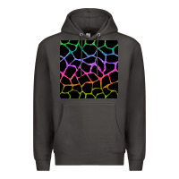 Smoke giraffe glitter seamless pattern Premium Hoodie - BundleAndBundleShop