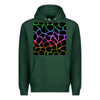 Sports Green giraffe glitter seamless pattern Premium Hoodie - BundleAndBundleShop