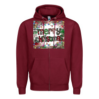 Merry Christmas Zipper Hoodie | Teevron