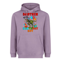 Lavender brother of the birthday boy t rex Heavyweight Hoodie - Artiststas