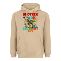 Mushroom brother of the birthday boy t rex Heavyweight Hoodie - Artiststas