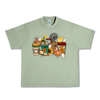 Oil Green Chicken coffee cups Urban Heavy Tee - HowdyJamesFarm