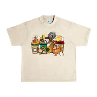 Sandshell Chicken coffee cups Urban Heavy Tee - HowdyJamesFarm