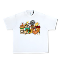 White Chicken coffee cups Urban Heavy Tee - HowdyJamesFarm