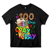 Black 100 days of cray cray Heavy Core Tee - LillyAllenDesigns