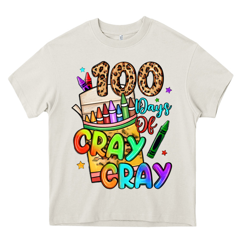 100 Days Of Cray Cray Heavy Core Tee by LillyAllenDesigns | Teevron