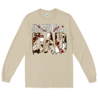 No Background Baseball Dad Long Sleeve Tee | Teevron