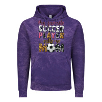 Cloud Purple my favorite soccer player calls me mom Vintage Hoodie - CowGirlArtShop