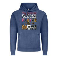 Vintage Denim my favorite soccer player calls me mom Vintage Hoodie - CowGirlArtShop