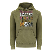 Vintage Olive my favorite soccer player calls me mom Vintage Hoodie - CowGirlArtShop