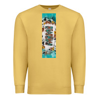Antique Gold mimi sunflower cowhide leopard  pen wrap Premium Sweatshirt - Artiststas