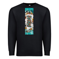 Black mimi sunflower cowhide leopard  pen wrap Premium Sweatshirt - Artiststas
