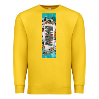 Lemon mimi sunflower cowhide leopard  pen wrap Premium Sweatshirt - Artiststas