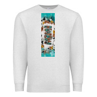Oatmeal Heather mimi sunflower cowhide leopard  pen wrap Premium Sweatshirt - Artiststas