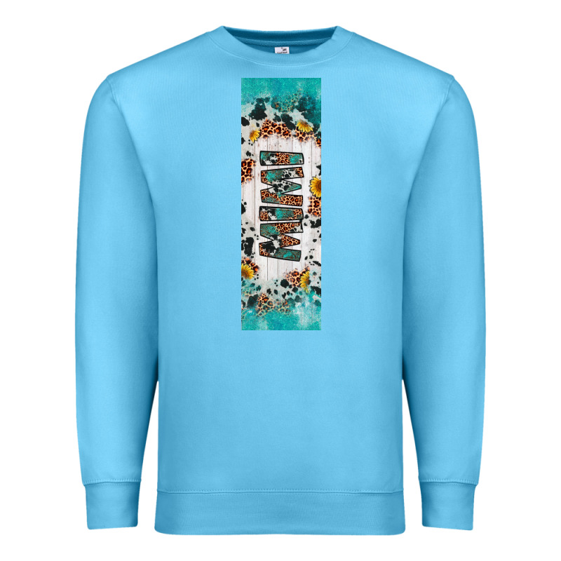 Mimi Sunflower Cowhide Leopard  Pen Wrap Premium Sweatshirt by Artiststas | Teevron