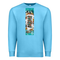 Ocean Blue mimi sunflower cowhide leopard  pen wrap Premium Sweatshirt - Artiststas