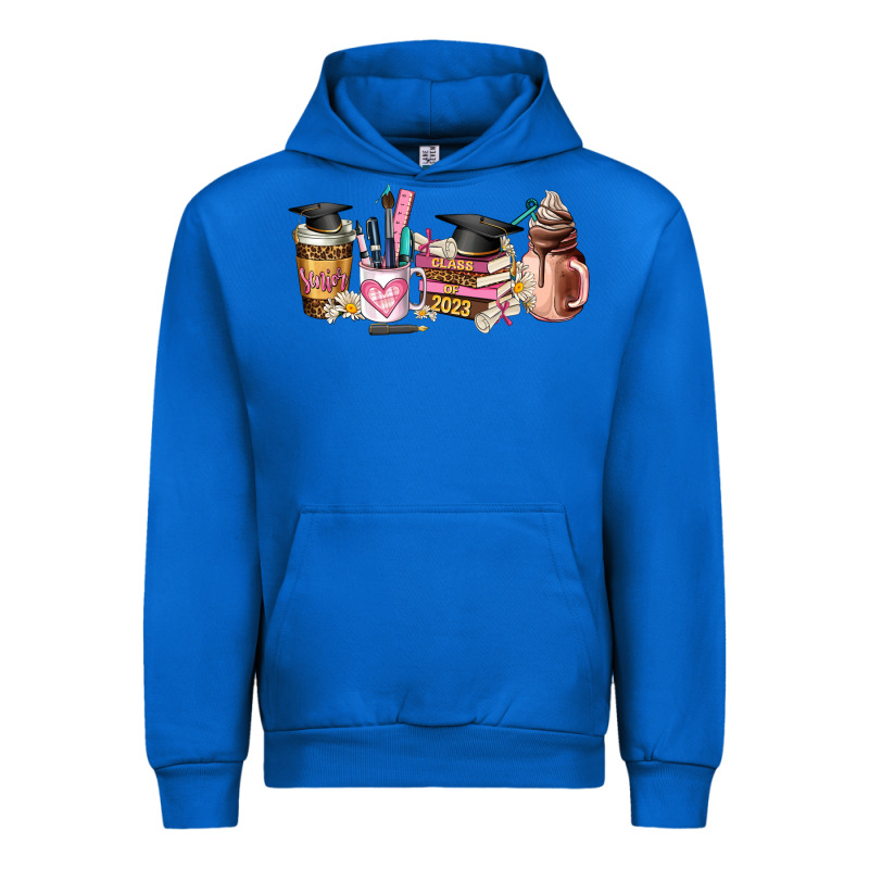 Senior 2023 Graduation Coffee Cups Urban Hoodie by AdoDesignShop | Teevron