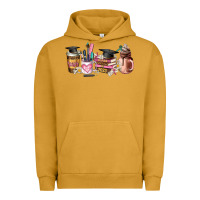 Pigment Peanut Butter senior 2023 graduation coffee cups Urban Hoodie - AdoDesignShop
