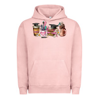 Pigment Salmon senior 2023 graduation coffee cups Urban Hoodie - AdoDesignShop