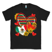 Black Mexican Hearts Classic Tee - texasbilliewilder