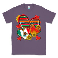 Lavender Mexican Hearts Classic Tee - texasbilliewilder