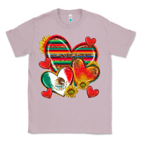 Lilac Mexican Hearts Classic Tee - texasbilliewilder
