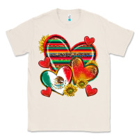 Natural Mexican Hearts Classic Tee - texasbilliewilder