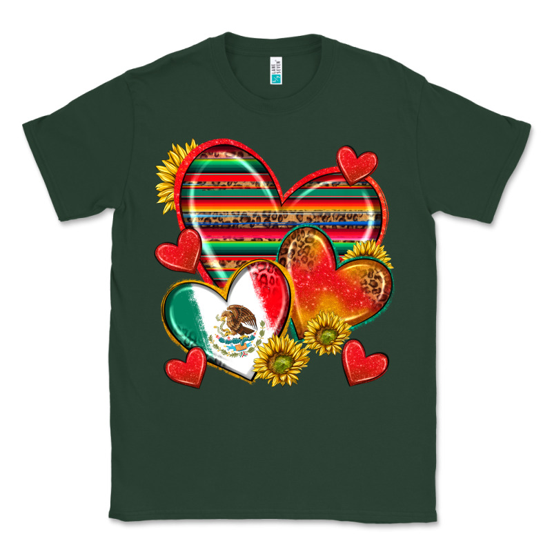 Mexican Hearts Classic Tee by texasbilliewilder | Teevron