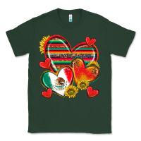 Sports Green Mexican Hearts Classic Tee - texasbilliewilder