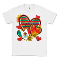 White Mexican Hearts Classic Tee - texasbilliewilder