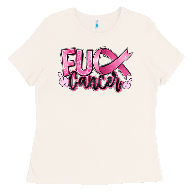 Fu*ck Cancer Ladies Tee by RanaPortraitStore | Teevron