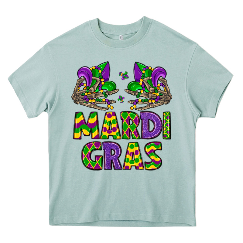 Mardi Gras Heavy Core Tee by LillyAllenDesigns | Teevron