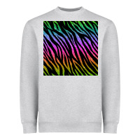 Heather Grey zebra glitter seamless pattern Heavyweight Sweatshirt - BundleAndBundleShop